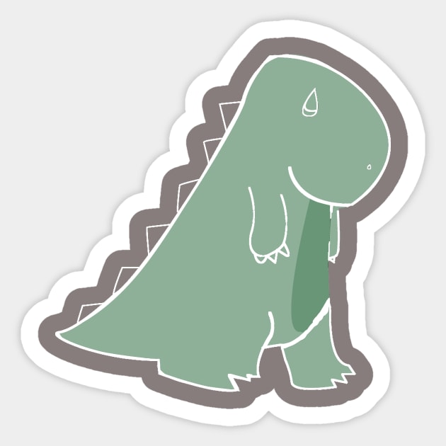 DINO Sticker by deerslugstudio